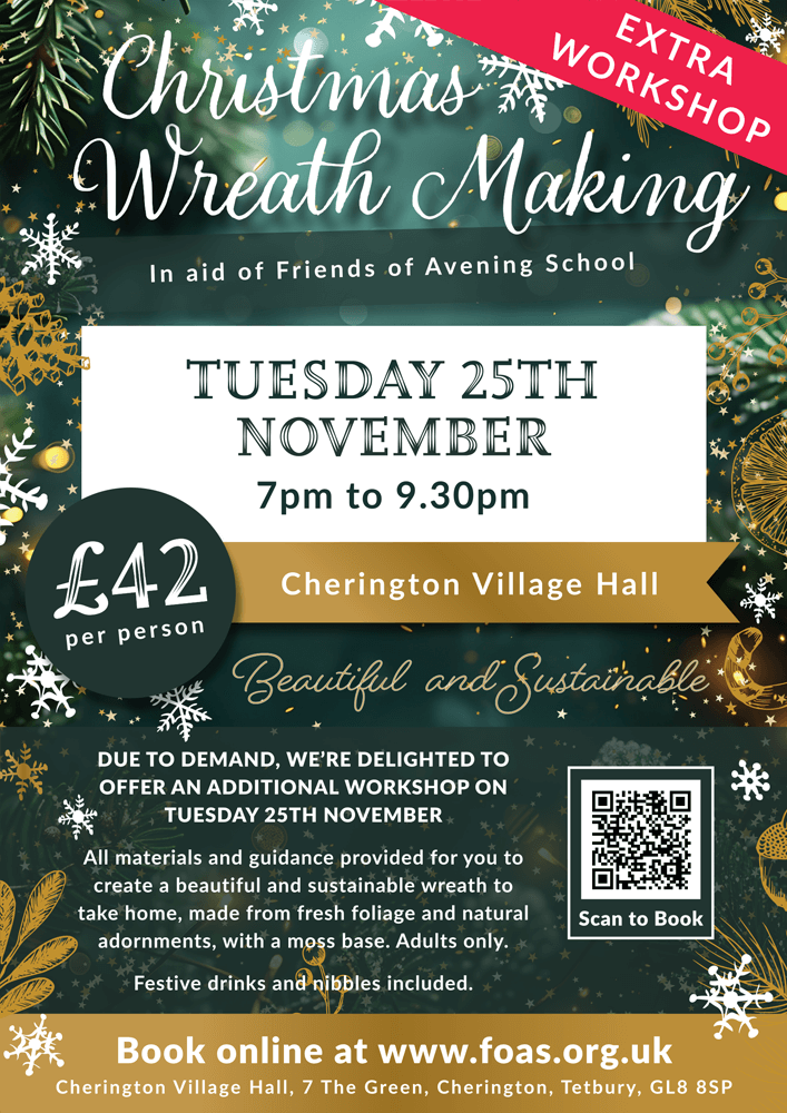 Foas christmas wreath workshop 2025